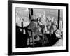 Riveters on the Empire State Building, 1930-31 (gelatin silver print)-Lewis Wickes Hine-Framed Photographic Print