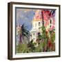 Riviera Balcony, 2002-Peter Graham-Framed Premium Giclee Print