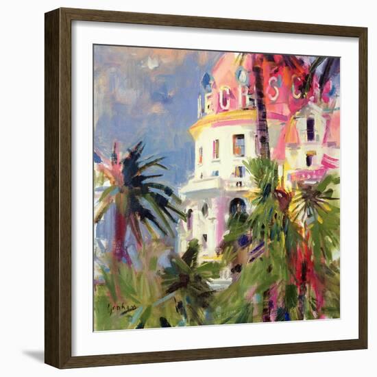 Riviera Balcony, 2002-Peter Graham-Framed Giclee Print