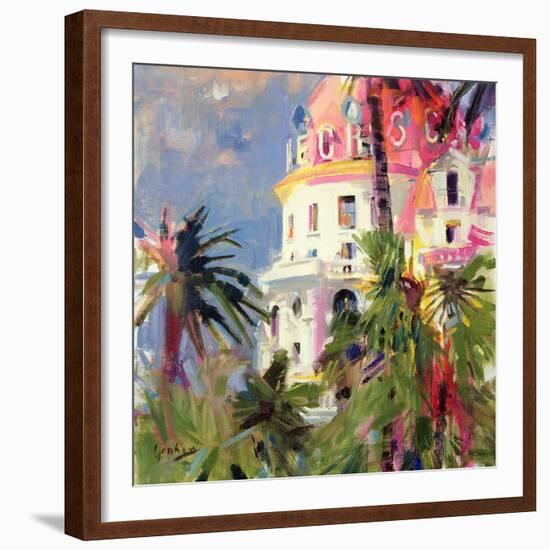 Riviera Balcony, 2002-Peter Graham-Framed Giclee Print