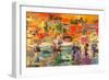 Riviera Harbour Sun-Peter Graham-Framed Giclee Print