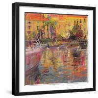 Riviera Moorings-Peter Graham-Framed Giclee Print