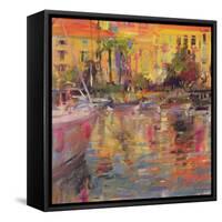 Riviera Moorings-Peter Graham-Framed Stretched Canvas