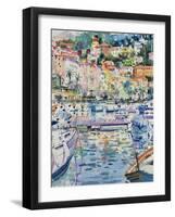 Riviera Yachts, 1996-Peter Graham-Framed Giclee Print