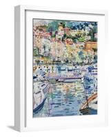 Riviera Yachts, 1996-Peter Graham-Framed Giclee Print