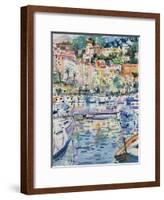 Riviera Yachts, 1996-Peter Graham-Framed Giclee Print