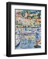 Riviera Yachts, 1996-Peter Graham-Framed Giclee Print