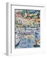 Riviera Yachts, 1996-Peter Graham-Framed Giclee Print