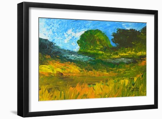 Riviere De Bainet, 2010-Patricia Brintle-Framed Giclee Print