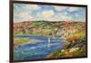 Riviere de St.Maurice, Finistere-Henry Moret-Framed Giclee Print