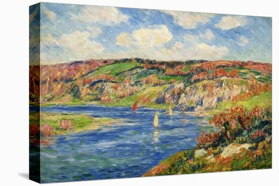 Riviere de St.Maurice, Finistere-Henry Moret-Stretched Canvas