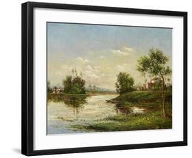 Riviere et Village-Willard-Framed Art Print