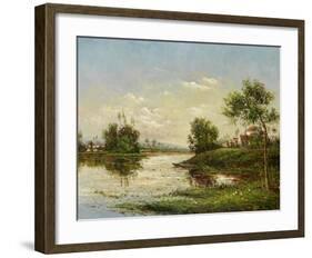 Riviere et Village-Willard-Framed Art Print