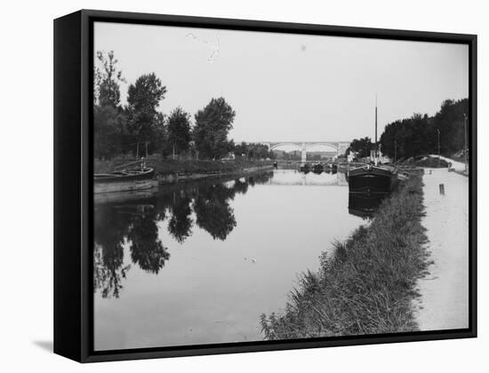 Rivière-null-Framed Stretched Canvas