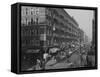Rivington Street on New York City's Lower East Side Jewish Neighborhood in 1909-null-Framed Stretched Canvas