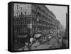 Rivington Street on New York City's Lower East Side Jewish Neighborhood in 1909-null-Framed Stretched Canvas