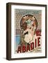 Riz Abadie Cigarette Rolling Paper, 1898-Alphonse Mucha-Framed Premium Giclee Print
