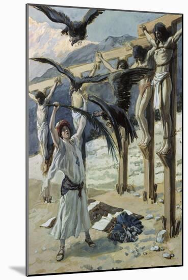 Rizpah's Kindness Toward the Dead-James Tissot-Mounted Giclee Print