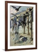 Rizpah's Kindness Toward the Dead-James Tissot-Framed Giclee Print