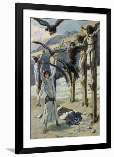 Rizpah's Kindness Toward the Dead-James Tissot-Framed Giclee Print