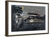 Rl 27835 Rounding a Bend on the Mississippi Steamboat Queen of the West-Currier & Ives-Framed Giclee Print