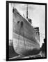 RMS Aquitania in Dry Dock-null-Framed Photographic Print