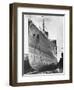 RMS Aquitania in Dry Dock-null-Framed Photographic Print