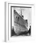 RMS Aquitania in Dry Dock-null-Framed Photographic Print