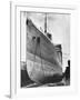 RMS Aquitania in Dry Dock-null-Framed Photographic Print