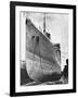 RMS Aquitania in Dry Dock-null-Framed Photographic Print