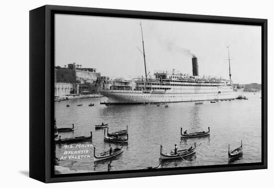 RMS Atlantis, Valetta, Malta, C1929-C1939-null-Framed Stretched Canvas