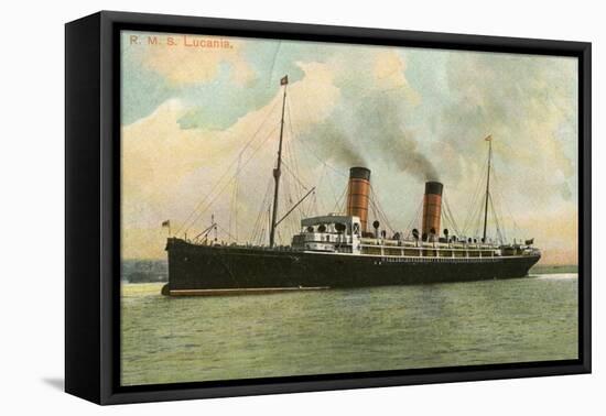 RMS Lucania, C1905-null-Framed Stretched Canvas