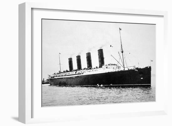 Rms Lusitania, 1907-15-English Photographer-Framed Photographic Print