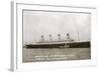 RMS Olympic on maiden voyage-null-Framed Art Print