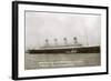 RMS Olympic on maiden voyage-null-Framed Art Print