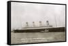 RMS Olympic on maiden voyage-null-Framed Stretched Canvas