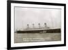 RMS Olympic on maiden voyage-null-Framed Premium Giclee Print