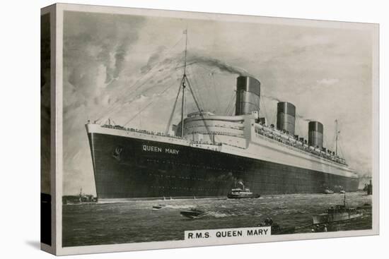 Rms Queen Mary, Cunard Ocean Liner-null-Stretched Canvas