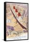 RMS Queen Mary Superimposed on Trafalgar Square-null-Framed Stretched Canvas