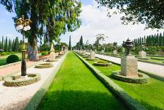 Bahai Gardens, Acre-RnDmS-Framed Stretched Canvas