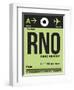 RNO Reno Luggage Tag I-NaxArt-Framed Art Print