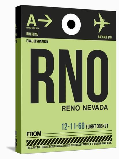 RNO Reno Luggage Tag I-NaxArt-Stretched Canvas