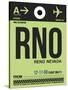 RNO Reno Luggage Tag I-NaxArt-Stretched Canvas