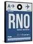 RNO Reno Luggage Tag II-NaxArt-Framed Stretched Canvas