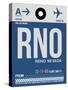 RNO Reno Luggage Tag II-NaxArt-Stretched Canvas