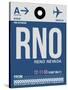 RNO Reno Luggage Tag II-NaxArt-Stretched Canvas