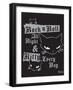 RNR Kitty All Night-Emily the Strange-Framed Premium Giclee Print