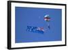 Rnzaf Sky Diving, New Zealand Flag, Warbirds over Wanaka, South Island New Zealand-David Wall-Framed Photographic Print