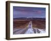 Road 94, Largarfjlot Valley North of Egilsstadir, at Sunset, East Fjords, Iceland, Polar Regions-Patrick Dieudonne-Framed Photographic Print