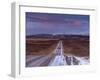 Road 94, Largarfjlot Valley North of Egilsstadir, at Sunset, East Fjords, Iceland, Polar Regions-Patrick Dieudonne-Framed Photographic Print